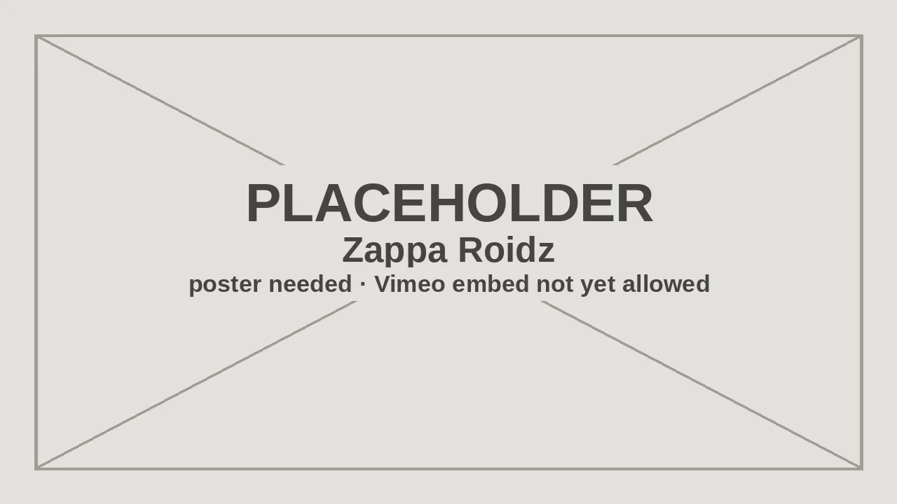 Placeholder: poster needed